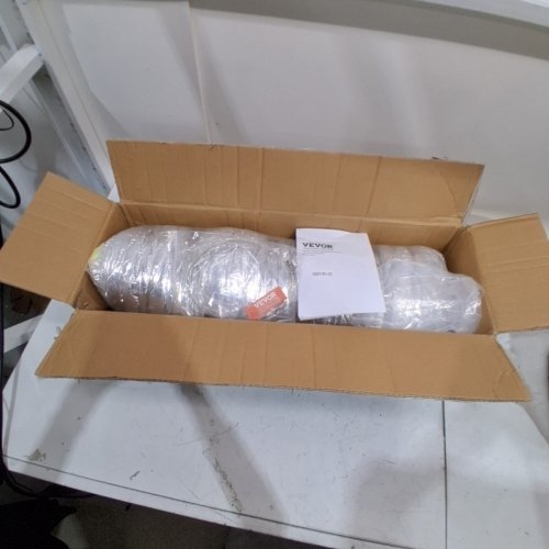 VEVOR DRYER VENT HOSE, INSULATED FLEXIBLE DUCT HEAVY-DUTY THREE LAYER PROTECTION FOR HVAC HEATING COOLING VENTILATION AND EXHAUST - R-4.2 FLAME RESISTANCE- 6'' - 25FT - SILVER - (MODEL:GC160) image 4