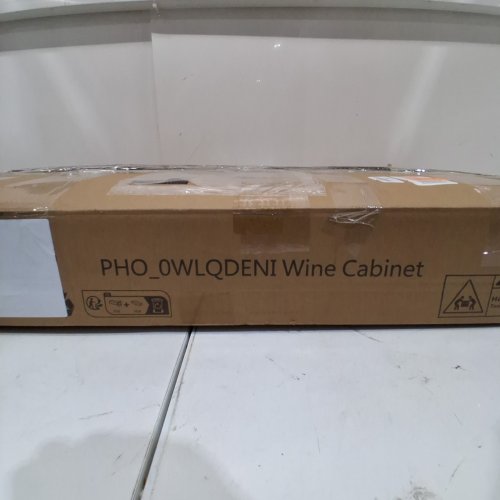 GARVEE WINE BAR RACK CABINET WITH LED LIGHT AND ADJUSTABLE SHELVES - 36" - GREY (MODEL: PHO_0WLQDENI) image 4