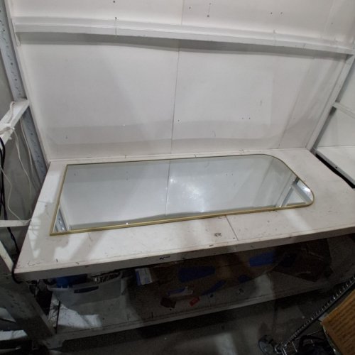HARRITPURE FULL LENGTH MIRROR WITH STAND - 57" X 20" - GOLD image 2