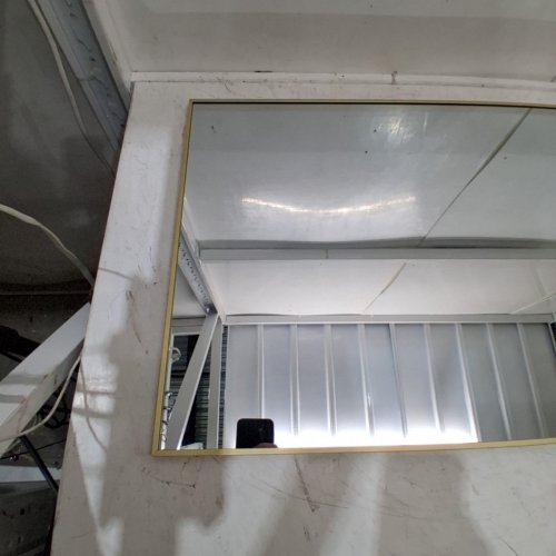 HARRITPURE FULL LENGTH MIRROR WITH STAND - 57" X 20" - GOLD image 3