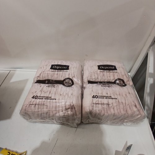 80PK WOMENS DEPEND MAXIMUM ABSORBENT UNDERWEAR - SMALL - BLUSH (PINK) - (MODEL: 5419602) image 2