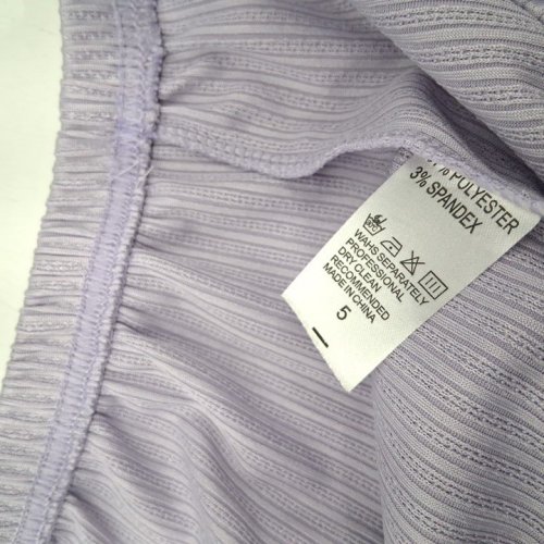 3PC WOMEN'S LOUNGEWEAR SET WITH TANK TOP, SHORTS AND LONG PANTS - SIZE 5 - LAVENDER image 3