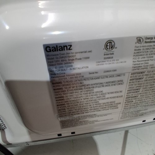 GALANZ RETRO STYLE COUNTERTOP MICROWAVE OVEN - 0.7CU.FT - BLACK (MODEL: GLCMKZ07BKR07) image 3