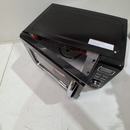 GALANZ RETRO STYLE COUNTERTOP MICROWAVE OVEN - 0.7CU.FT - BLACK (MODEL: GLCMKZ07BKR07) image 6