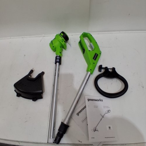 GREENWORKS CORDLESS STRING TRIMMER *TOOL ONLY*- 40V - 12" - GREEN/BLACK (MODEL: STF309) image 2