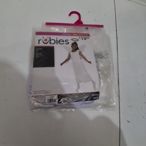 3PC GIRLS RUBIES ANGEL COSTUME - SMALL (4-6) - WHITE (STYLE: 887749) image 2