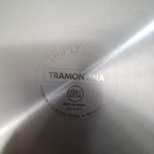 TRAMONTINA FRY PAN - TRY-PLY CLAD 10" - STAINLESS STEEL image 4