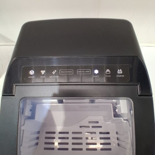 ICEMAN DUAL-SIZE ICE SELF CLEANING PORTABLE COUNTER TOP ICE MAKER - 22LBS/ 24HRS - BLACK (MODEL: RJ56-BUL-12) image 2