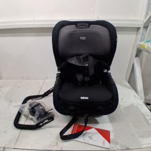 BRITAX POPLAR CLICK TIGHT CONVERTIBLE REAR AND FRONT FACING CAR SEAT - 40LB REAR FACING MAX LOAD / 65LB FRONT FACING MAX LOAD - STONE ONYX / BLACK GREY (MODEL: E1C963M) image 3