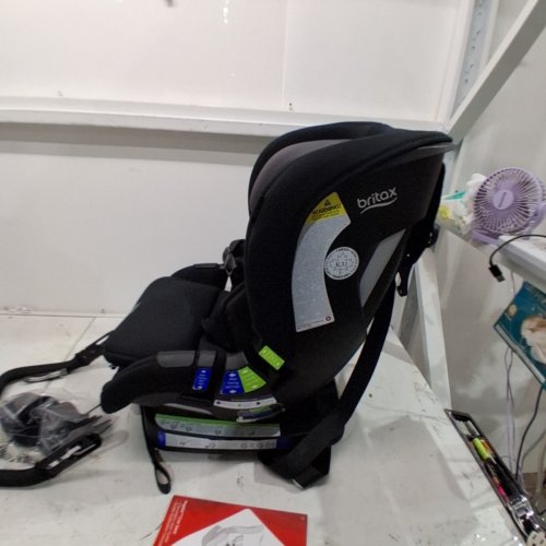 BRITAX POPLAR CLICK TIGHT CONVERTIBLE REAR AND FRONT FACING CAR SEAT - 40LB REAR FACING MAX LOAD / 65LB FRONT FACING MAX LOAD - STONE ONYX / BLACK GREY (MODEL: E1C963M) image 6