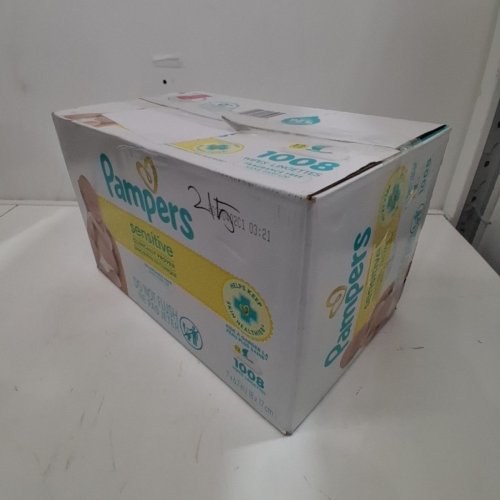 12PK PAMPERS SENSITIVE FRAGRANCE FREE BABY WIPES image 3