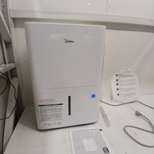 MIDEA ENERGY STAR DEHUMIDIFIER WITH PUMP -WIFI - SMART VOICE COMPATIBLE -4,500 SQ. FT COVERAGE - WHITE (MODEL: MAD50P1AWS) image 3