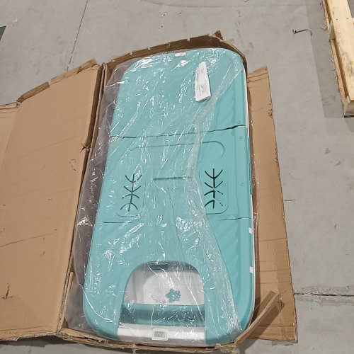 ITHWIU PORTABLE FOLDING SOAKING BATHTUB FOR ADULT WITH COVER - 52" - TURQUOISE (MODEL: W274) image 3