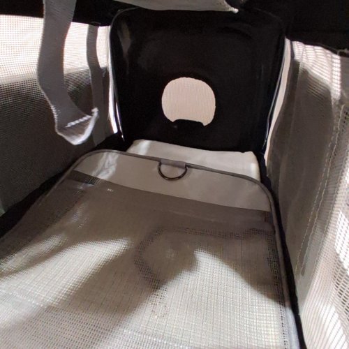 PAWINNER PET CARRIER BAG WITH DETACHABLE WHEELS - 18"X12" - GREY (MODEL: PSSC3) image 4