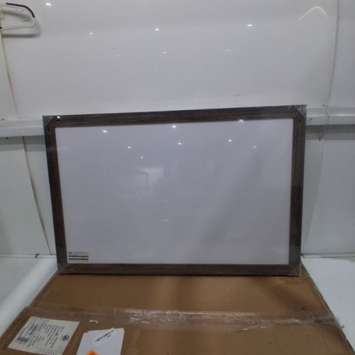 U BRANDS MAGNETIC CHALKBOARD - 35" X 23" - RUSTIC WOOD TRIM - (MODEL: 4549U00-01) image 2