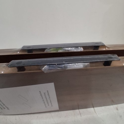 2PK INHABIT UNION FLOATING SHELF - 24" - RUSTIC BROWN image 3