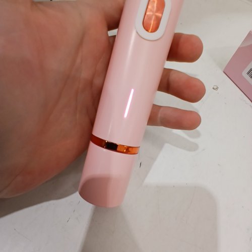 RECHARGEABLE DUAL HEAD SHAVER WITH TRIMMER LENGTH ATTACHMENT - PINK image 3