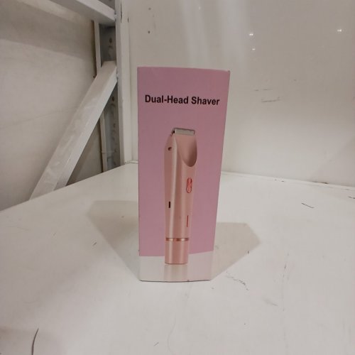 RECHARGEABLE DUAL HEAD SHAVER WITH TRIMMER LENGTH ATTACHMENT - PINK image 6