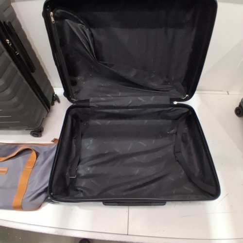 4PC COSBARN LUGGAGE SET WITH TSA LOCK SPINNER WHEELS - 20" / 24" / 28" - GREY image 5