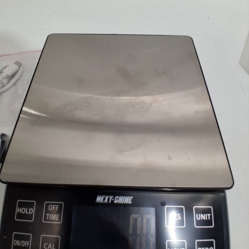 NEXT-SHINE RECHARGABLE DIGITAL FOOD KITCHEN SCALE WITH LCD BACKLIT DISPLAY - 5KG MAX - BLACK image 4