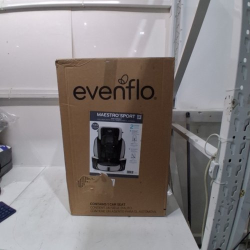2-IN-1 EVENFLO MAESTRO SPORT BOOSTER CAR SEAT - 22LBS TO 110LBS MAX - GRANITE (MODEL: 34912203C) image 5