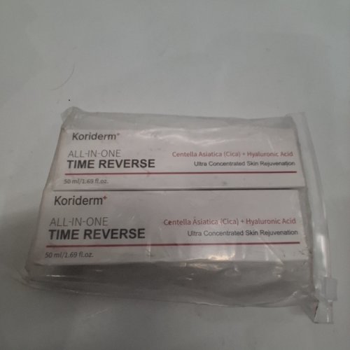 2 KORIDERM CENTELLA ASIATICA (CICA) + HYALURONIC ACID ALL-IN-ONE TIME REVERSE SKINCARE PRODUCT - 50 ML EACH image 2