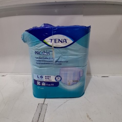 40PK UNISEX ADULTS TENA PROSKIN ULTRA ABSORBENT BRIEFS WITH TABS - LARGE image 4