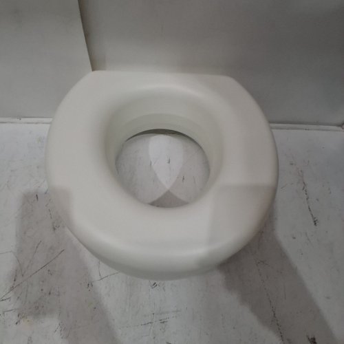 HEALTHSMART PORTABLE ELEVATED ROUND TOILET SEAT RISER WITH SLIP RESISTANT PADS - 5" RAISED - WHITE (MODEL: 522-1508-1901) image 2