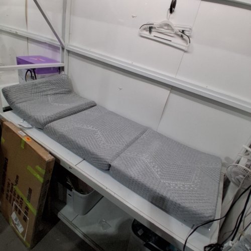OLEE SLEEP TRI-FOLD MEMORY FOAM MATTRESS - SINGLE (4"X75"X25") - GREY (MODEL: TTF040S0000C) image 2