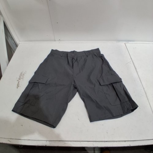 MENS LIGHTWEIGHT HIKING CARGO SHORTS - GREY image 2
