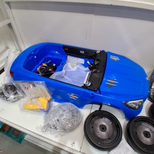 KIDS MERCEDES-BENZ SL200 RIDE-ON TOY CAR - 12V - BLUE (MODEL: TQ10524US-NY) image 4