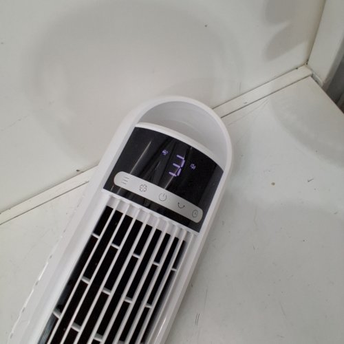 DREO CRUISER TF117 OSCILLATING TOWER FAN WITH REMOTE CONTROL - 36" - WHITE /SILVER (MODEL: DR-HTF017) image 2