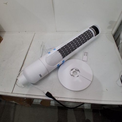 DREO CRUISER TF117 OSCILLATING TOWER FAN WITH REMOTE CONTROL - 36" - WHITE /SILVER (MODEL: DR-HTF017) image 3