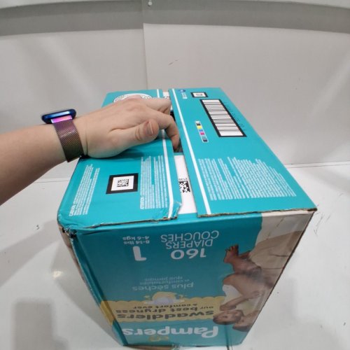 160PK PAMPERS SWADDLERS LEAKPROOF DISPOSABLE DIAPERS - SIZE 1 (8-14LBS) image 4