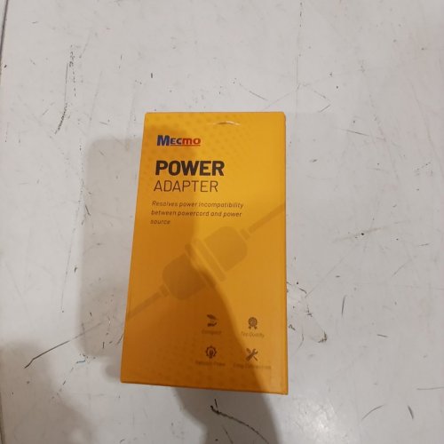 MECMO POWER ADAPTER WITH LOCKING RING - NEMA L14-30P (125V/250V) - GENERATOR PRONG MALE PLUG CONNECTOR - YELLOW image 2