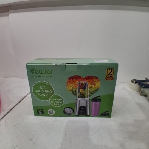 VEWIOR PERSONAL SMOOTHIE BLENDER WITH 2 CUPS - 900W - GREY\BLACK image 2