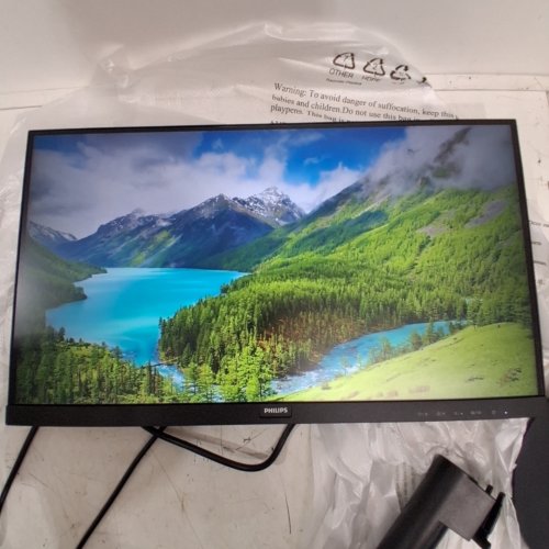 PHILIPS 22" 1080P HD COMPUTER MONITOR - 100HZ - BLACK (MODEL: 221V8LB/27) image 2