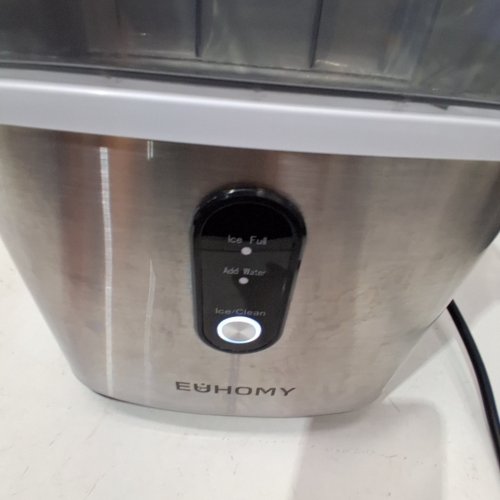 EUHOMY COUNTERTOP NUGGET ICE MAKER - MAKES 35LBS/DAY - STAINLESS STEEL ( MODEL: IM-15S) image 2