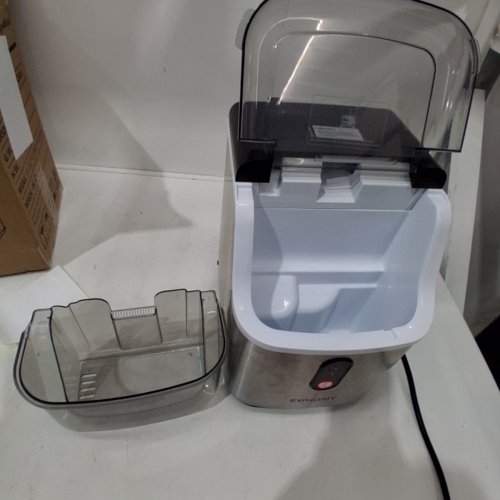 EUHOMY COUNTERTOP NUGGET ICE MAKER - MAKES 35LBS/DAY - STAINLESS STEEL ( MODEL: IM-15S) image 3