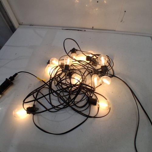 INDOOR/OUTDOOR STRING LIGHT - 25FT - BLACK image 2