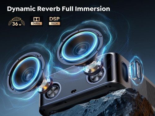 TOPTRO 4 K 1080P OUTDOOR HOME CINEMA VIDEO PROJECTOR, WIFI6 & 2WAY BLUETOOTH, AI AUTO FOCUS HOME PROJECTOR COMPATIBLE WITH STREAMING SERVICES - 36W DOLBY AUDIO SYSTEM - GREY (MODEL: X9) image 3