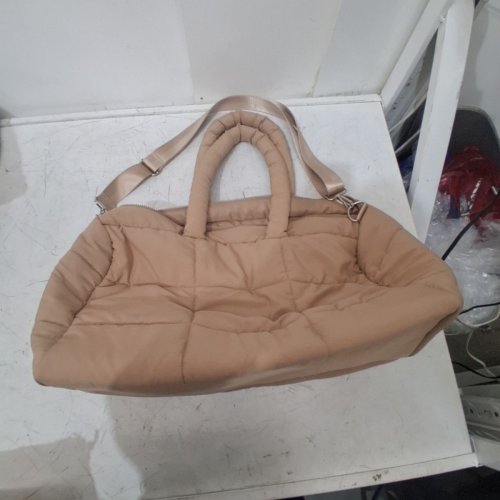MYTAGALONGS LARGE DUFFLE BAG CLOUD DUFFLE BAG - BEIGE- 20″ X 11.5″ X 10″ - (MODEL: 1984444) image 2