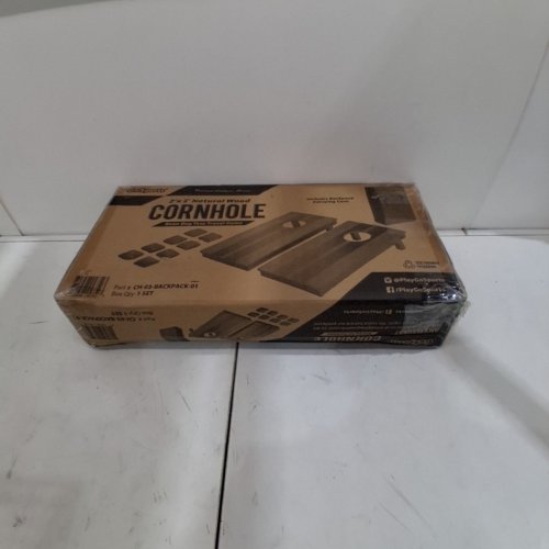 GOSPORTS CORNHOLE GAME SET, WITH 2 PREMIUM WOOD TRAVEL SIZE BOARDS AND 8 MINI BEAN BAGS AND CARRIER BACKPACK - (MODEL: CH-03-BACKPACK-01) image 4