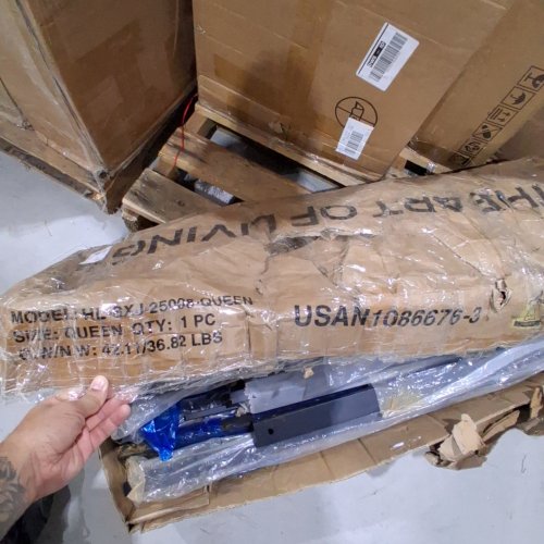ULIESEC 14" METAL BED FRAME - QUEEN - BLACK (MODEL: HL-SXJ-25008-QUEEN) image 2