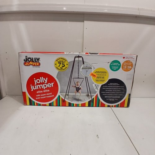 JOLLY JUMPER ELITE BABY EXERCISER - 6FT STAND - 28LB CAP - GREY image 4