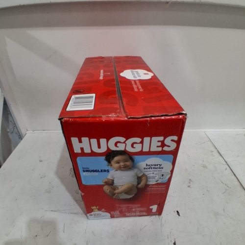 168PK HUGGIES WINNIE THE POOH LITTLE SNUGGLERS DIAPERS - SIZE: 1 image 3