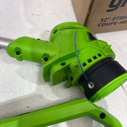 GREENWORKS CORDLESS STRING TRIMMER - 12"- GREEN/BLACK (MODEL: STF309/STF311) image 3
