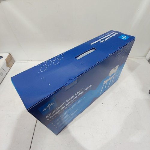 MEDLINE GUARDIAN DELUXE ALUMINUM BATH CHAIR - 400LBS CAP - GREY (MODEL: G2-101KRX1) image 3