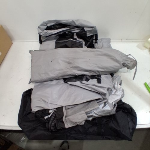 UNP OUTDOOR/CAMPING SHOWER/PRIVACY TENT - 90" X 4.6FT - GREY/BLACK (MODEL: UNP-141423-BK) image 3