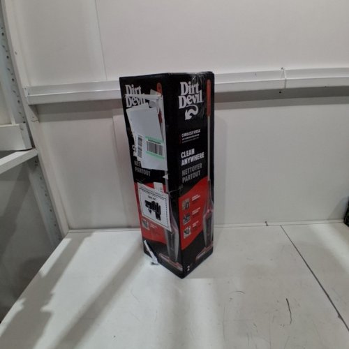 DIRT DEVIL 3-IN-1 CORDLESS STICK VACUUM CLEANER - 18 V - RED/BLACK (MODEL: B022026VCA) image 5